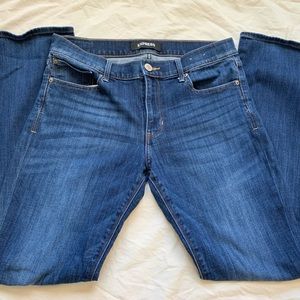 Express Barely Boot Mid Rise Jeans size 10R